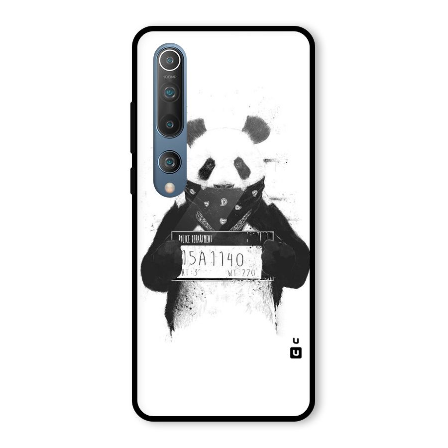 Guilty Panda Glass Back Case for Mi 10