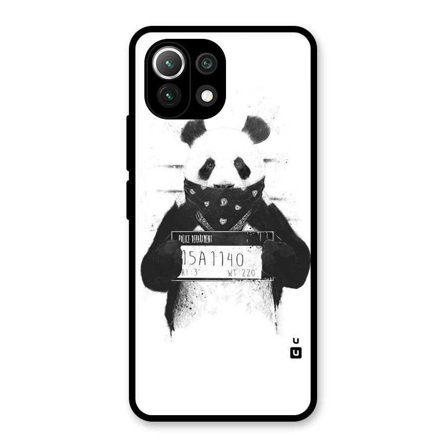 Guilty Panda Glass Back Case for Mi 11 Lite