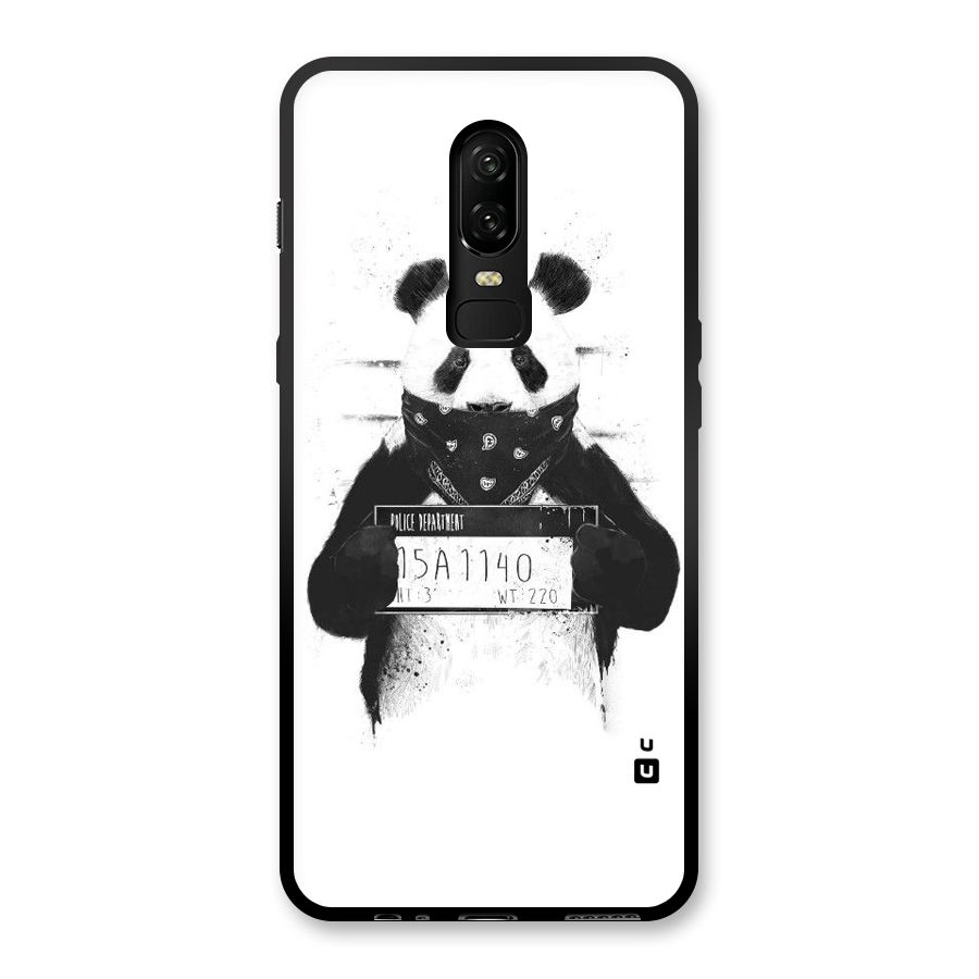 Guilty Panda Glass Back Case for OnePlus 6