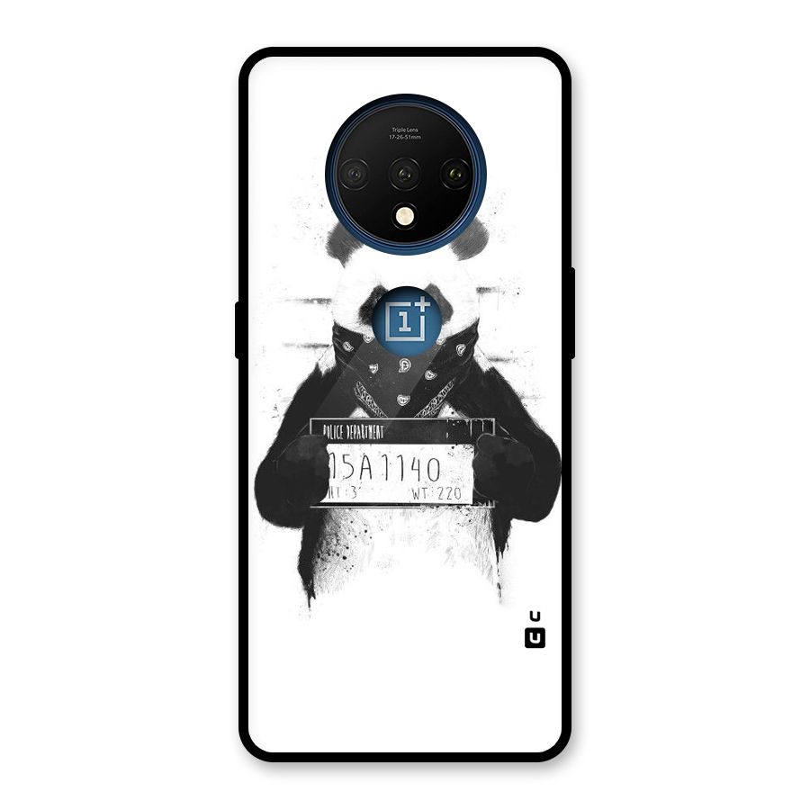 Guilty Panda Glass Back Case for OnePlus 7T
