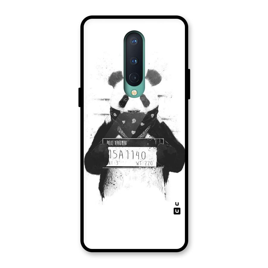 Guilty Panda Glass Back Case for OnePlus 8