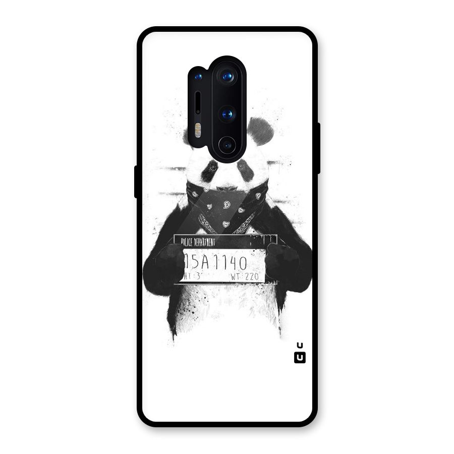 Guilty Panda Glass Back Case for OnePlus 8 Pro