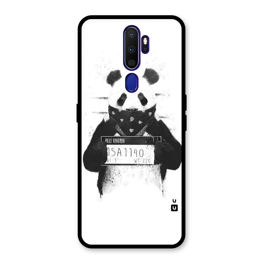 Guilty Panda Glass Back Case for Oppo A9 (2020)