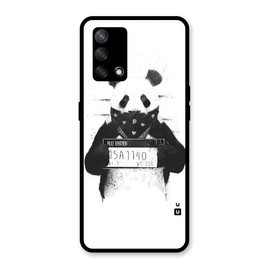 Guilty Panda Glass Back Case for Oppo F19