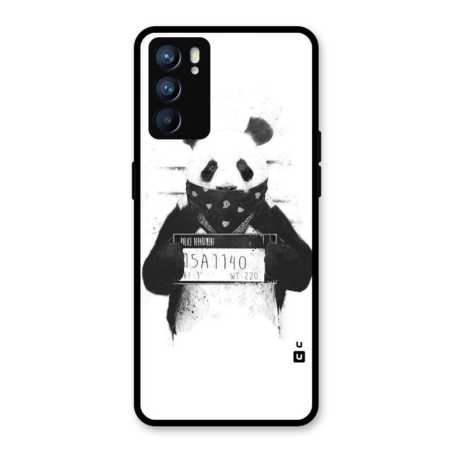 Guilty Panda Glass Back Case for Oppo Reno6 5G
