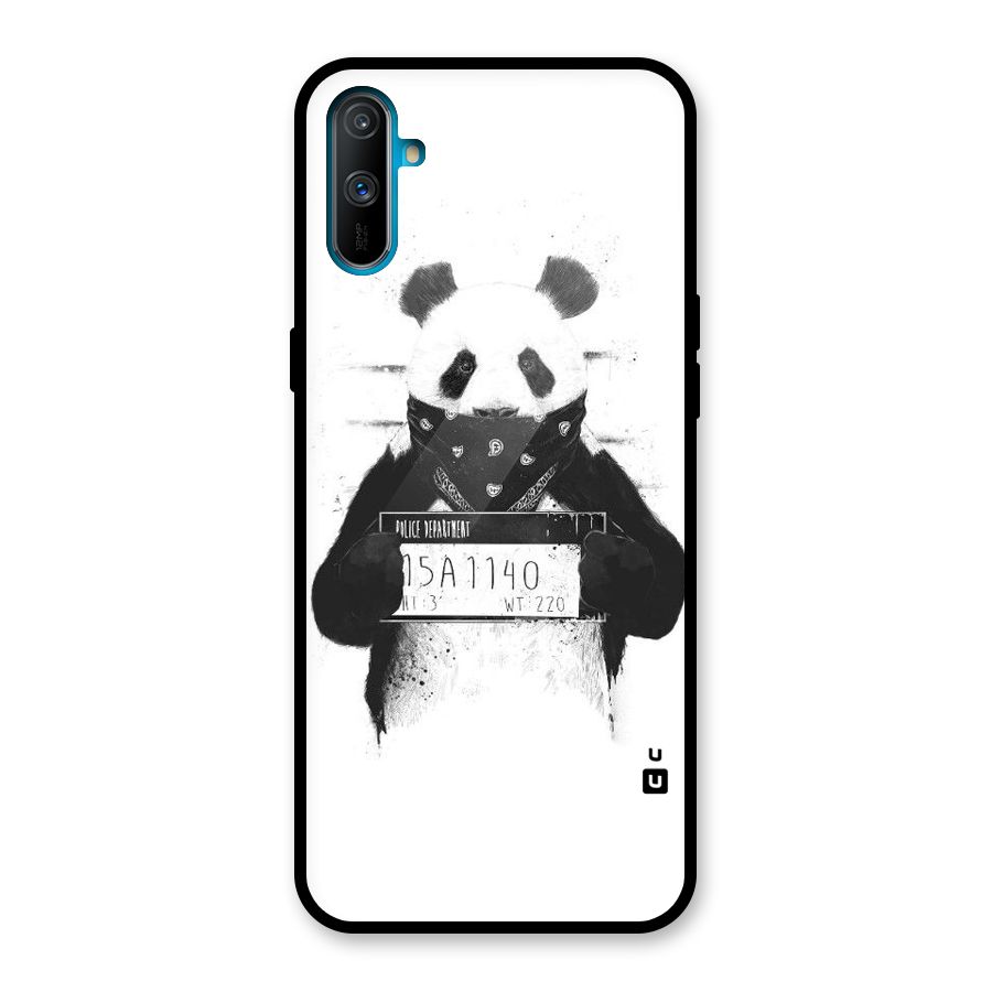 Guilty Panda Glass Back Case for Realme C3