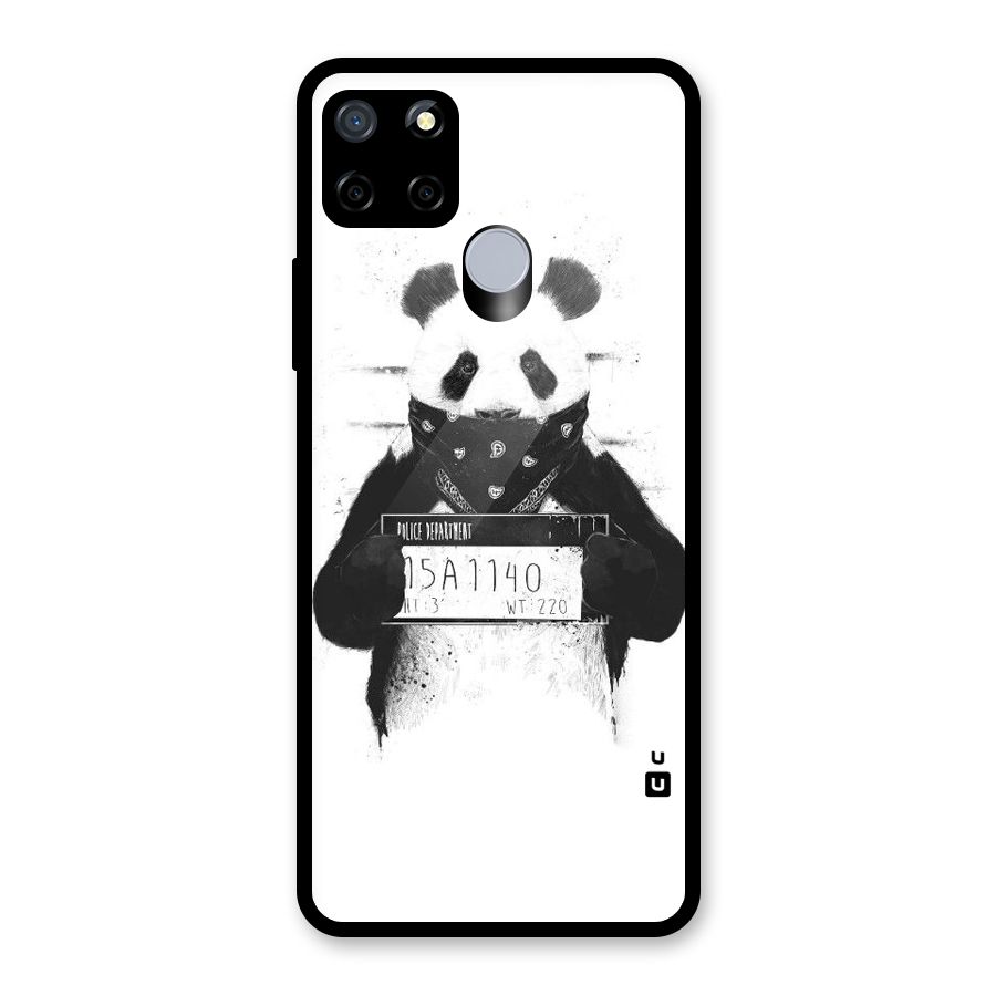 Guilty Panda Glass Back Case for Realme Narzo 20