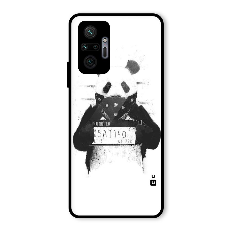 Guilty Panda Glass Back Case for Redmi Note 10 Pro