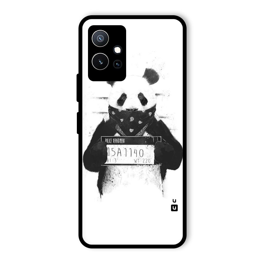 Guilty Panda Glass Back Case for Vivo T1 5G