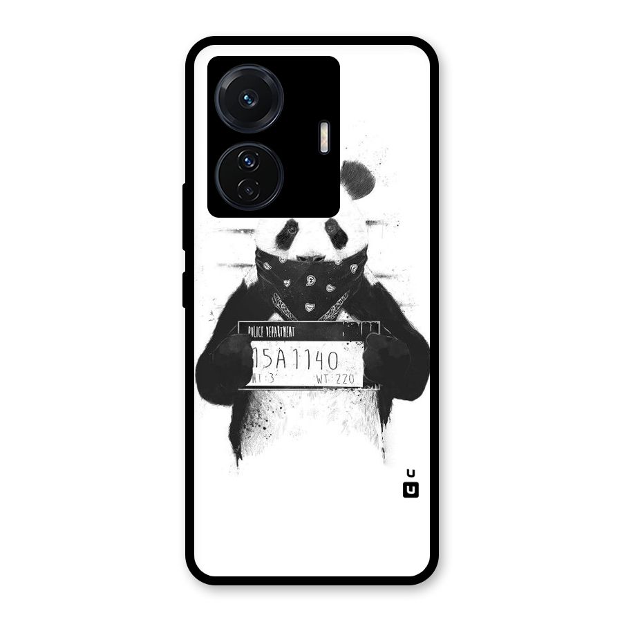 Guilty Panda Glass Back Case for Vivo T1 Pro