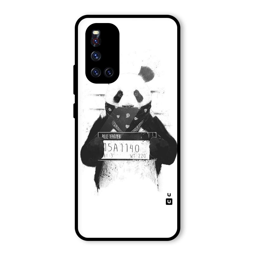 Guilty Panda Glass Back Case for Vivo V19