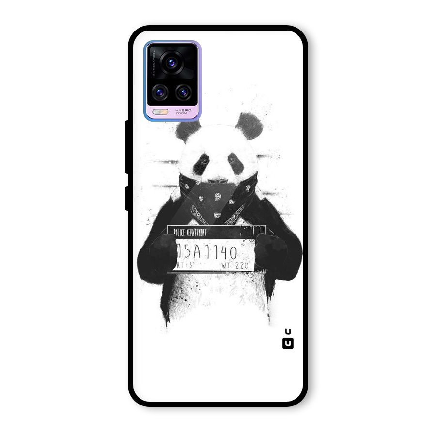Guilty Panda Glass Back Case for Vivo V20 Pro