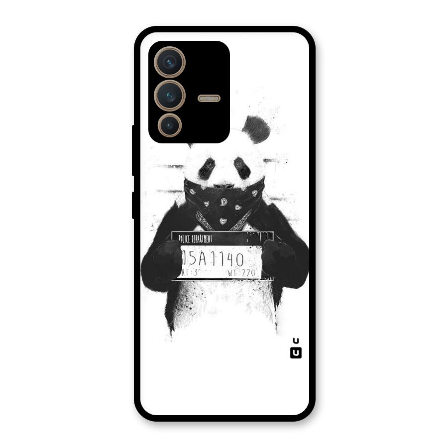 Guilty Panda Glass Back Case for Vivo V23 5G
