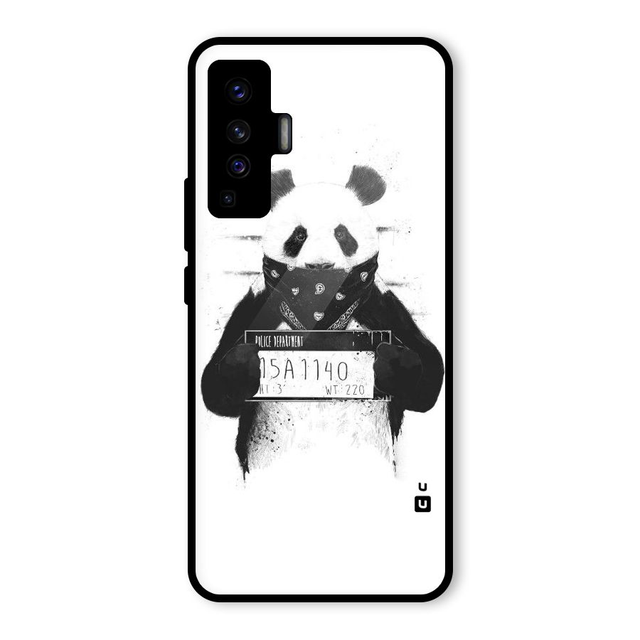 Guilty Panda Glass Back Case for Vivo X50