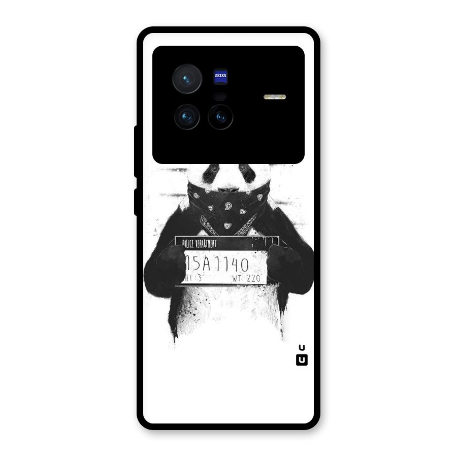 Guilty Panda Glass Back Case for Vivo X80