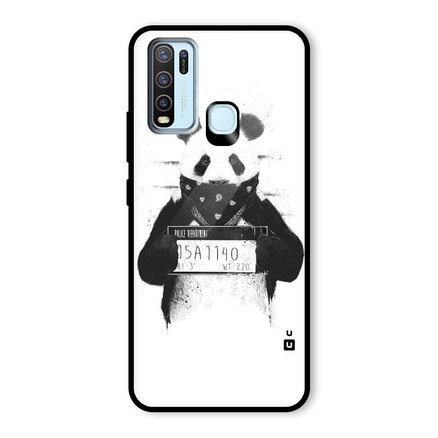 Guilty Panda Glass Back Case for Vivo Y50