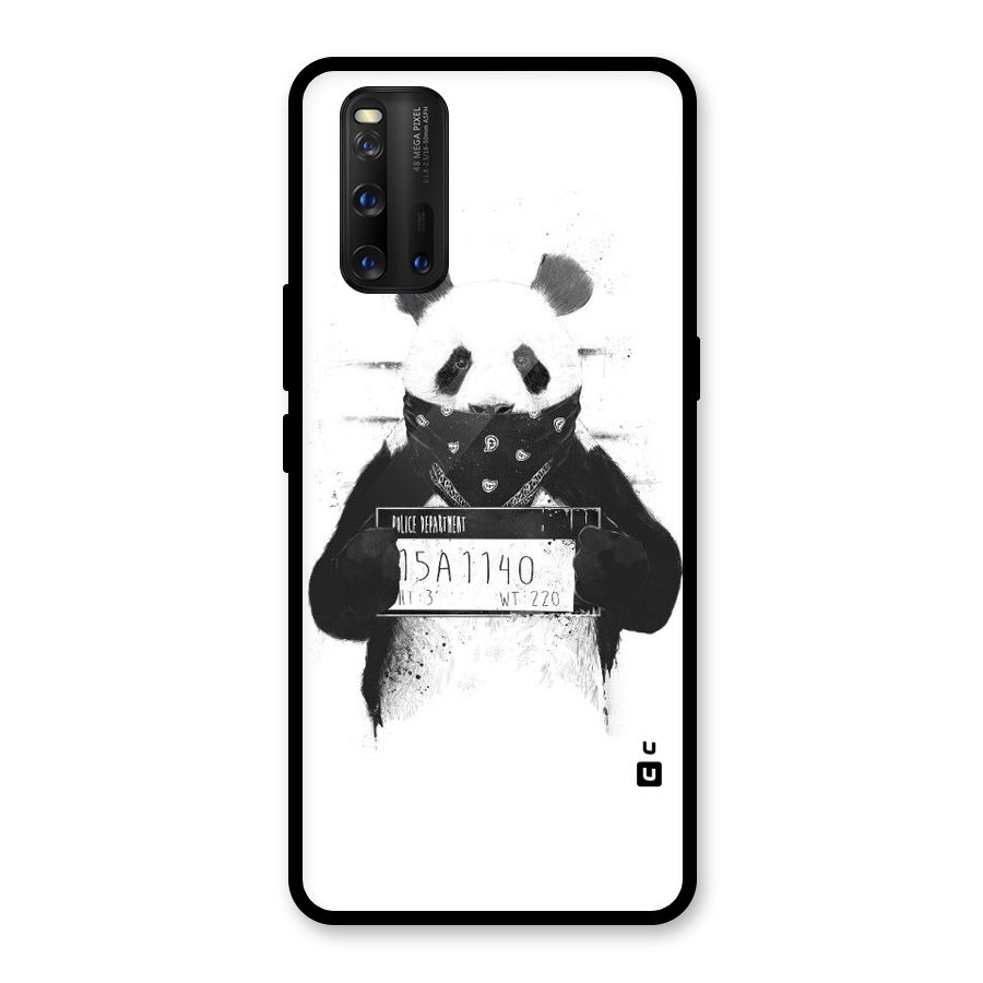 Guilty Panda Glass Back Case for Vivo iQOO 3