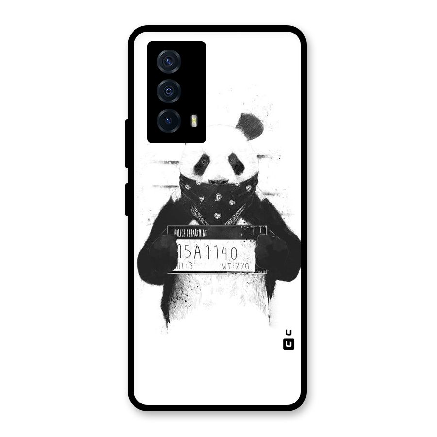Guilty Panda Glass Back Case for Vivo iQOO Z5