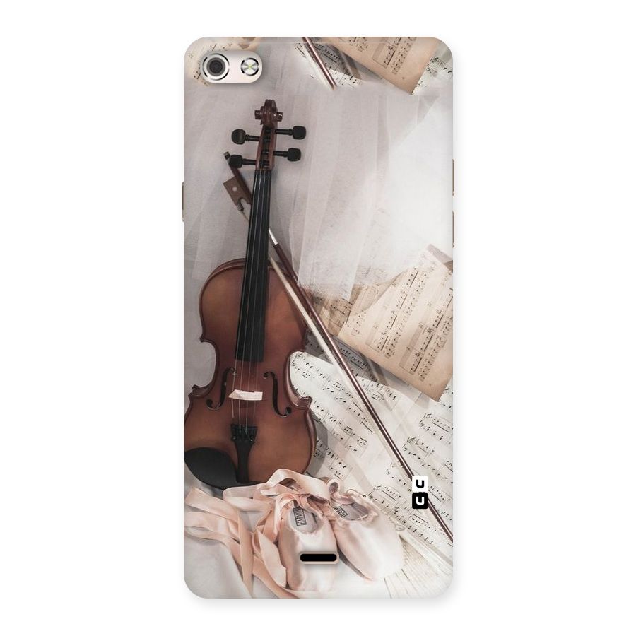 Guitar And Co Back Case for Micromax Canvas Silver 5