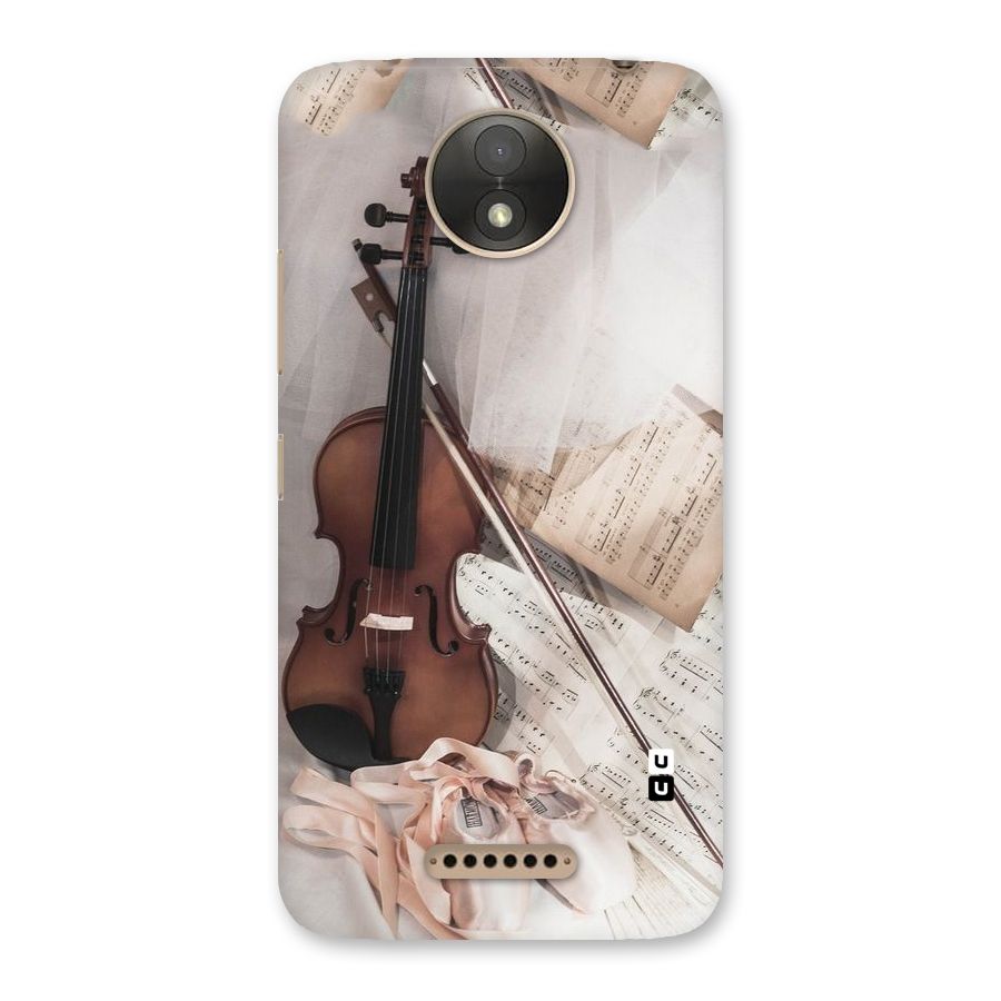 Guitar And Co Back Case for Moto C Plus
