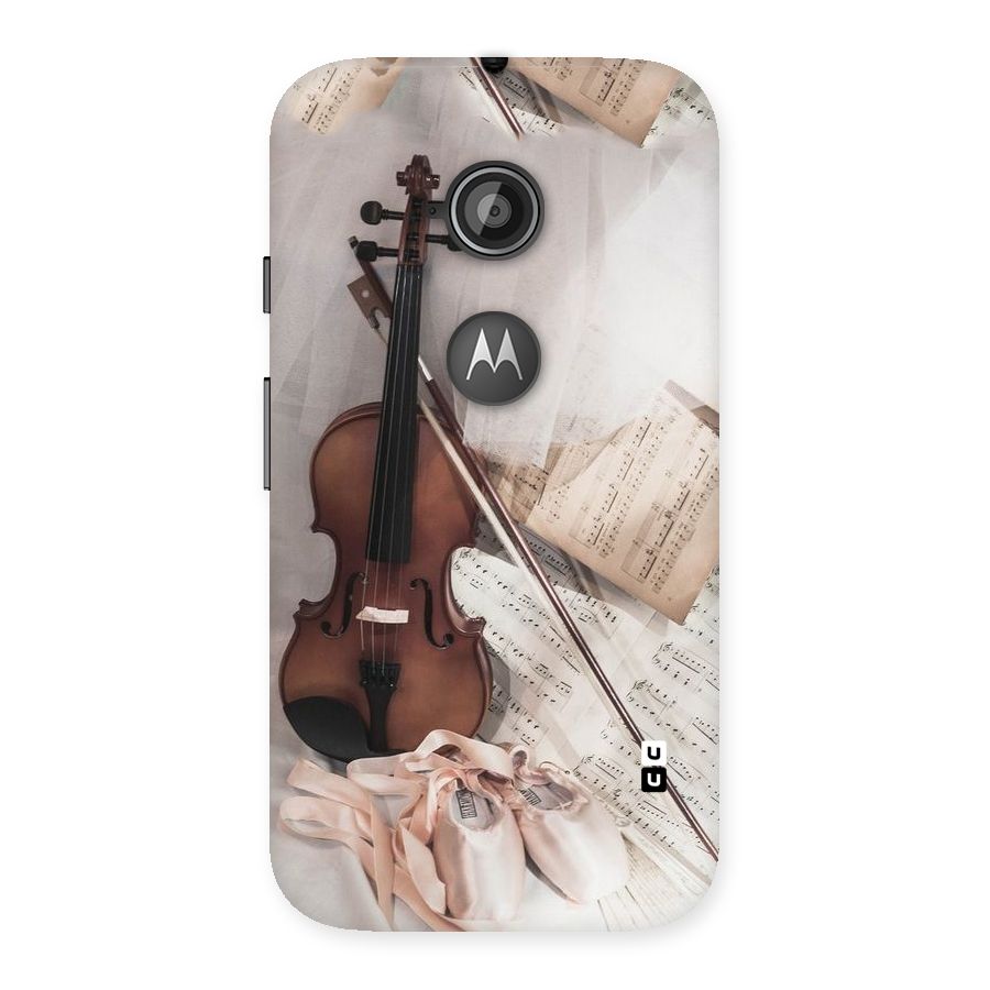 Guitar And Co Back Case for Moto E 2nd Gen