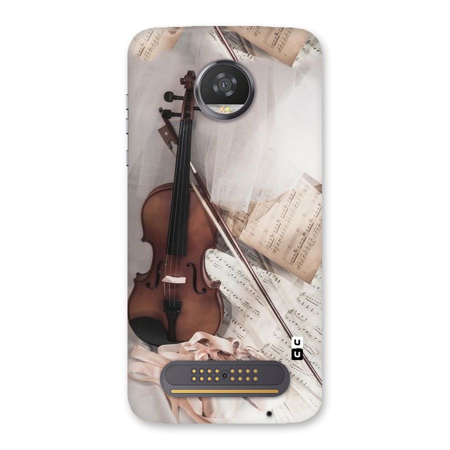 Guitar And Co Back Case for Moto Z2 Play