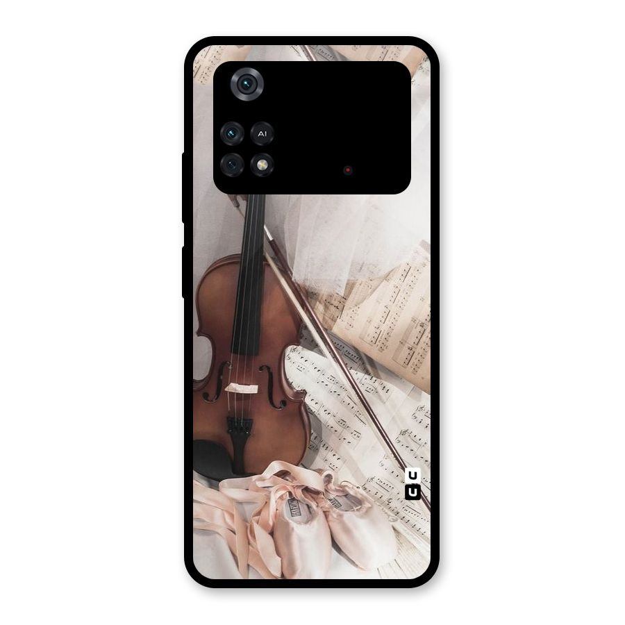 Guitar And Co Glass Back Case for Poco M4 Pro 4G