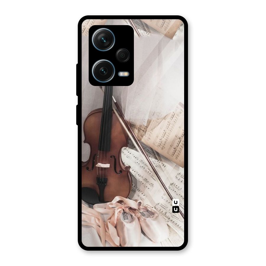 Guitar And Co Glass Back Case for Redmi Note 12 Pro Plus 5G