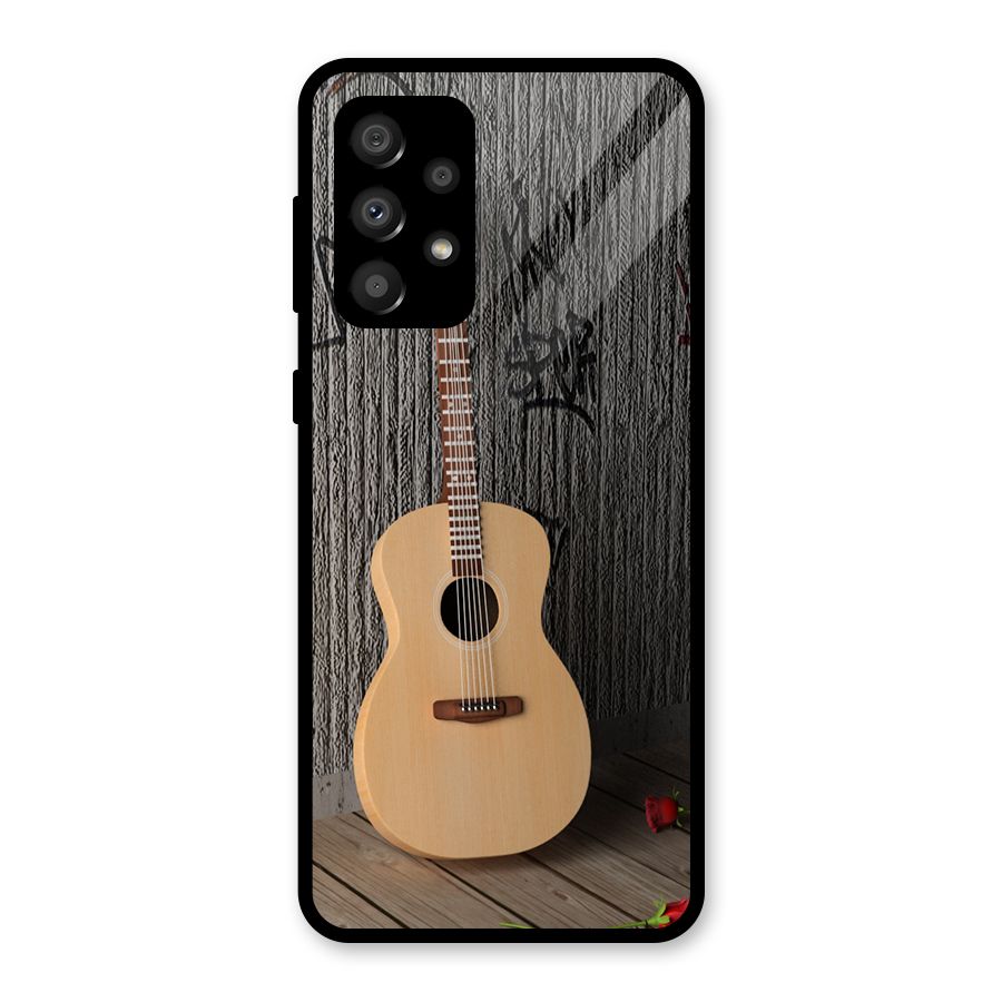Guitar Classic Glass Back Case for Galaxy A32