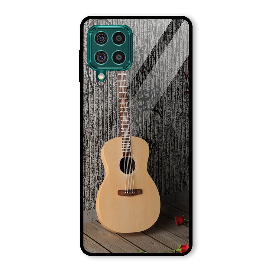 Guitar Classic Glass Back Case for Galaxy F62