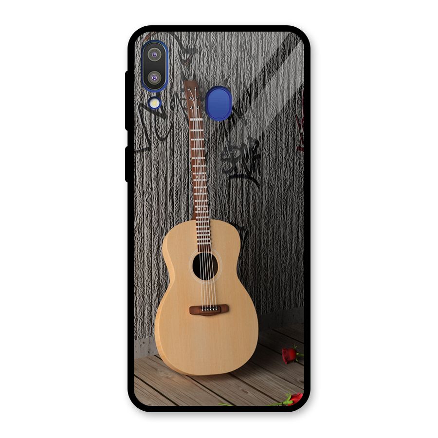 Guitar Classic Glass Back Case for Galaxy M20