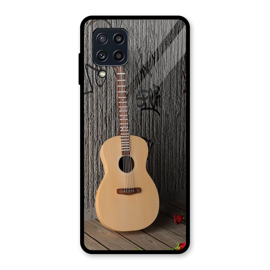 Guitar Classic Glass Back Case for Galaxy M32