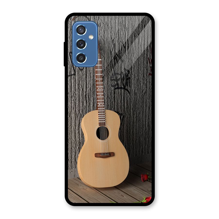 Guitar Classic Glass Back Case for Galaxy M52 5G