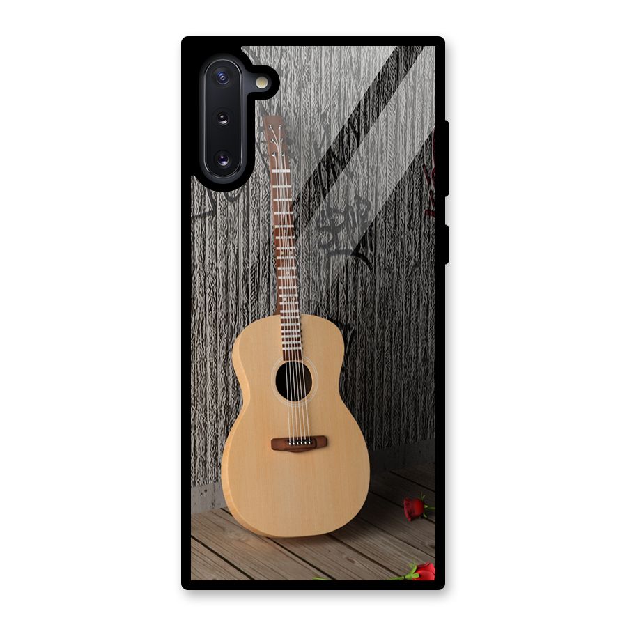 Guitar Classic Glass Back Case for Galaxy Note 10