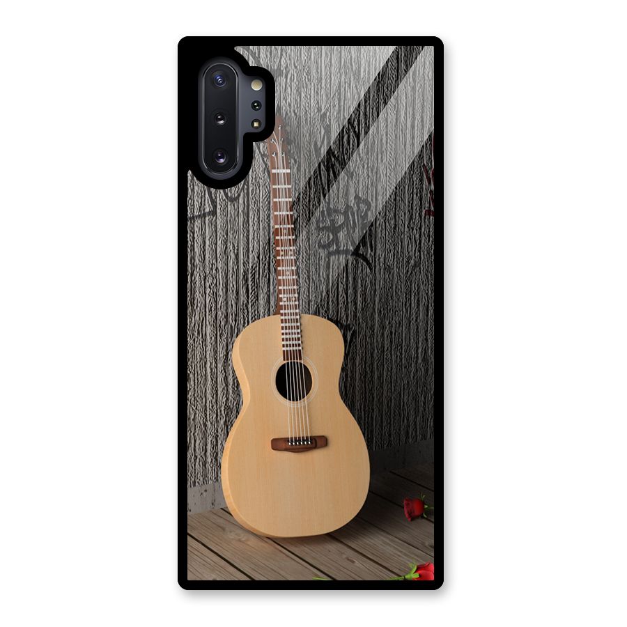 Guitar Classic Glass Back Case for Galaxy Note 10 Plus