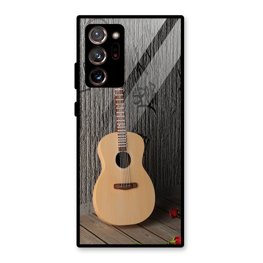 Guitar Classic Glass Back Case for Galaxy Note 20 Ultra 5G