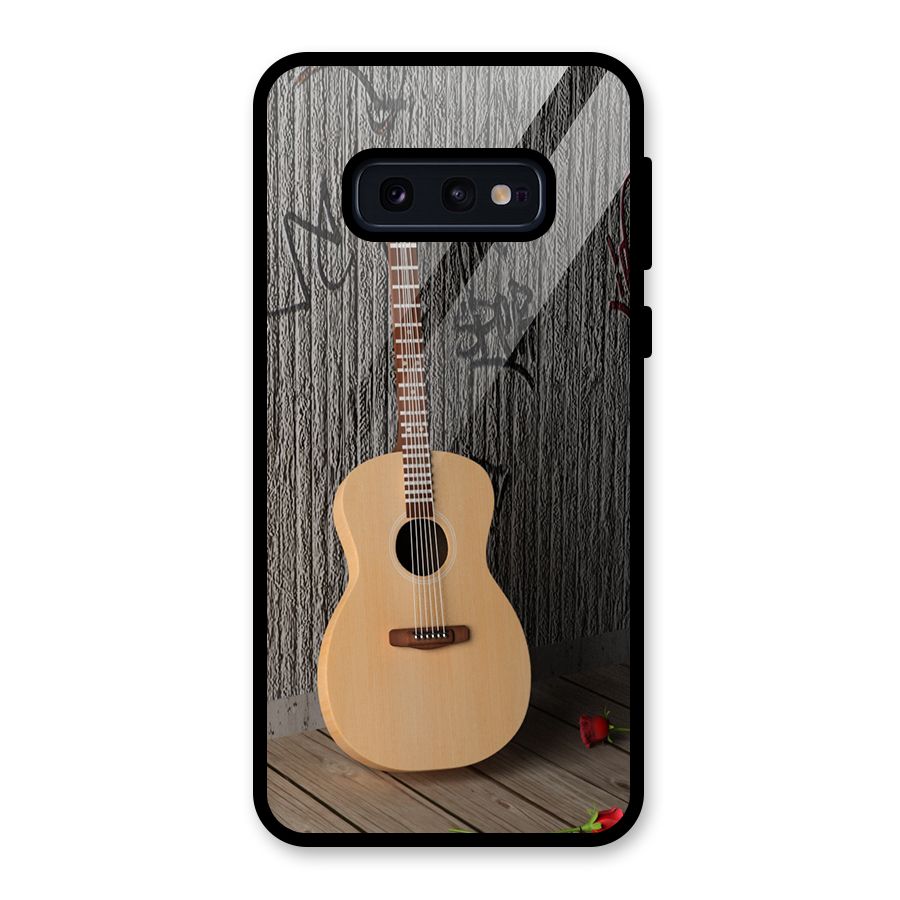 Guitar Classic Glass Back Case for Galaxy S10e