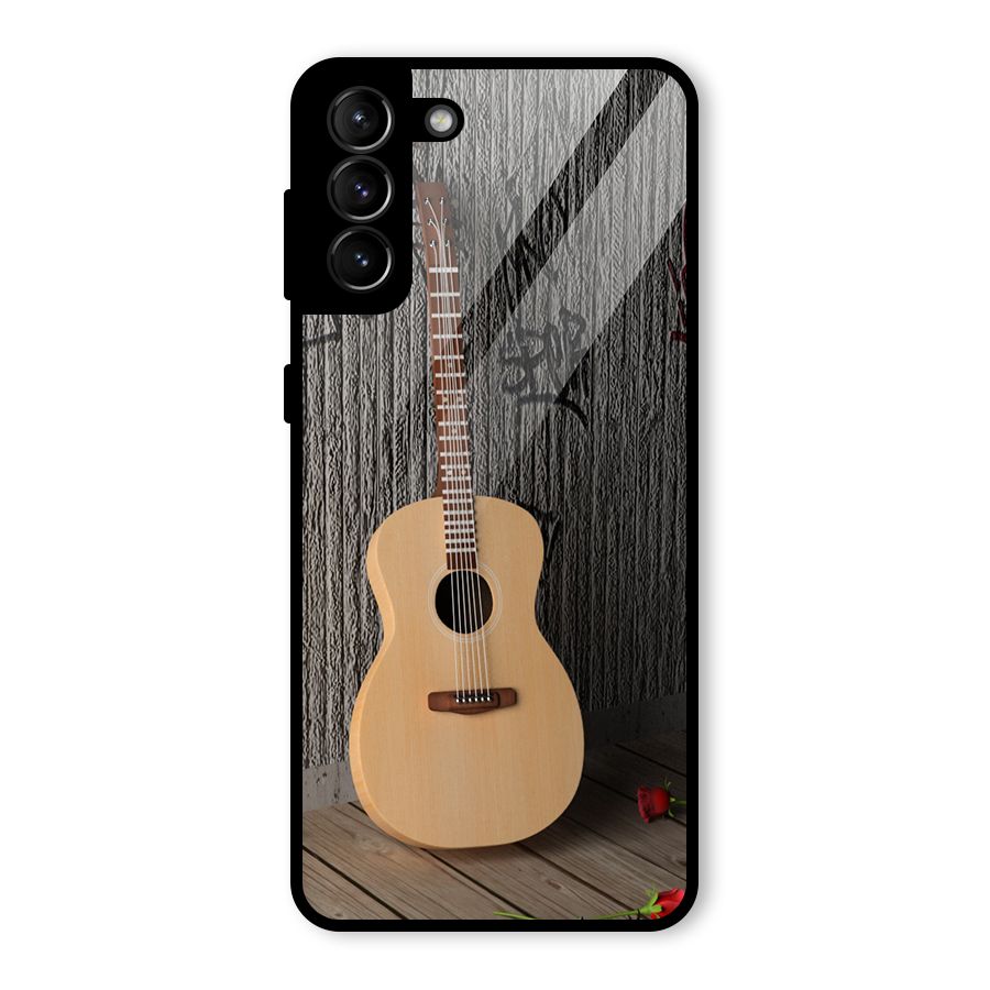 Guitar Classic Glass Back Case for Galaxy S21 Plus