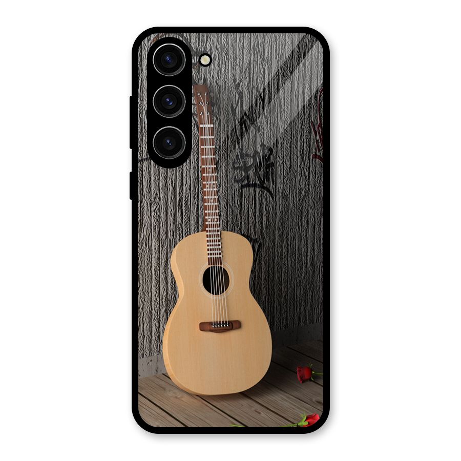 Guitar Classic Glass Back Case for Galaxy S23 Plus