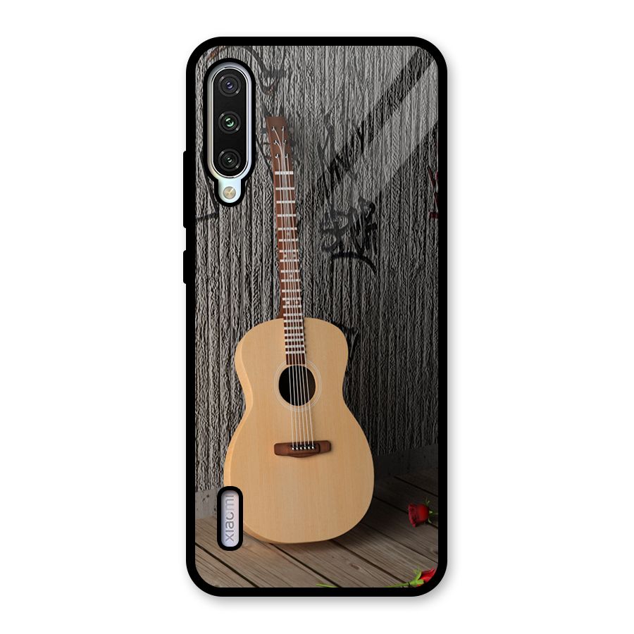 Guitar Classic Glass Back Case for Mi A3