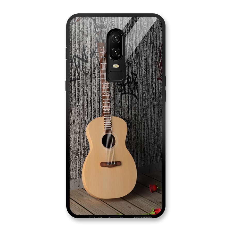Guitar Classic Glass Back Case for OnePlus 6