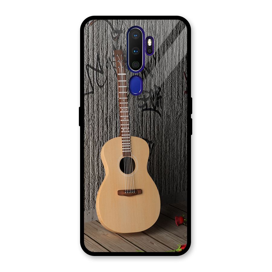 Guitar Classic Glass Back Case for Oppo A9 (2020)