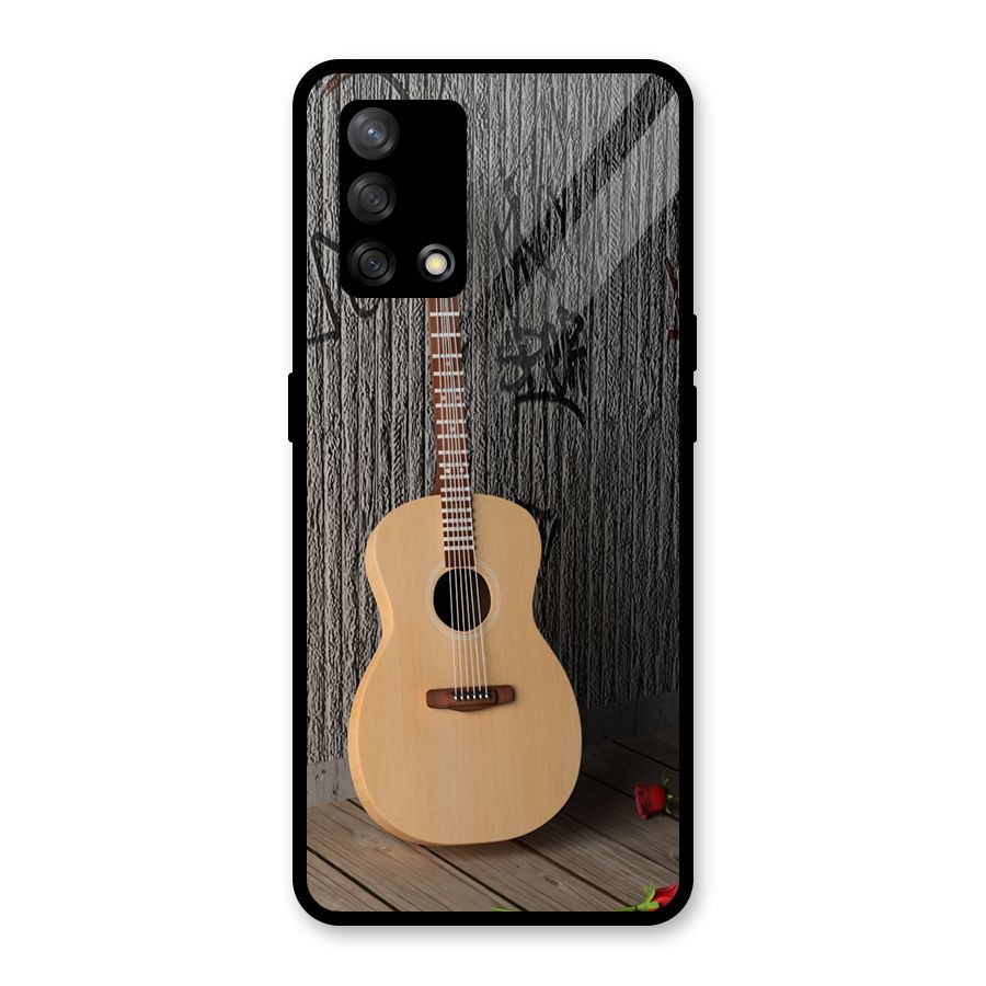 Guitar Classic Glass Back Case for Oppo F19