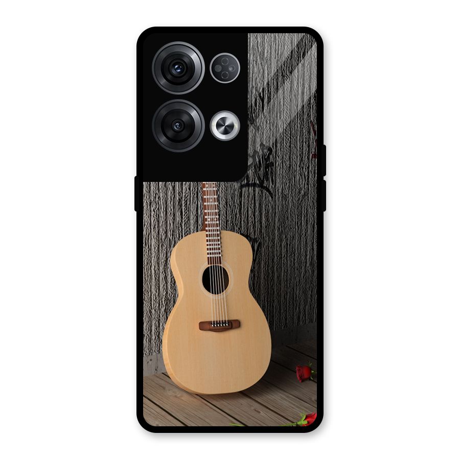 Guitar Classic Glass Back Case for Oppo Reno8 Pro 5G