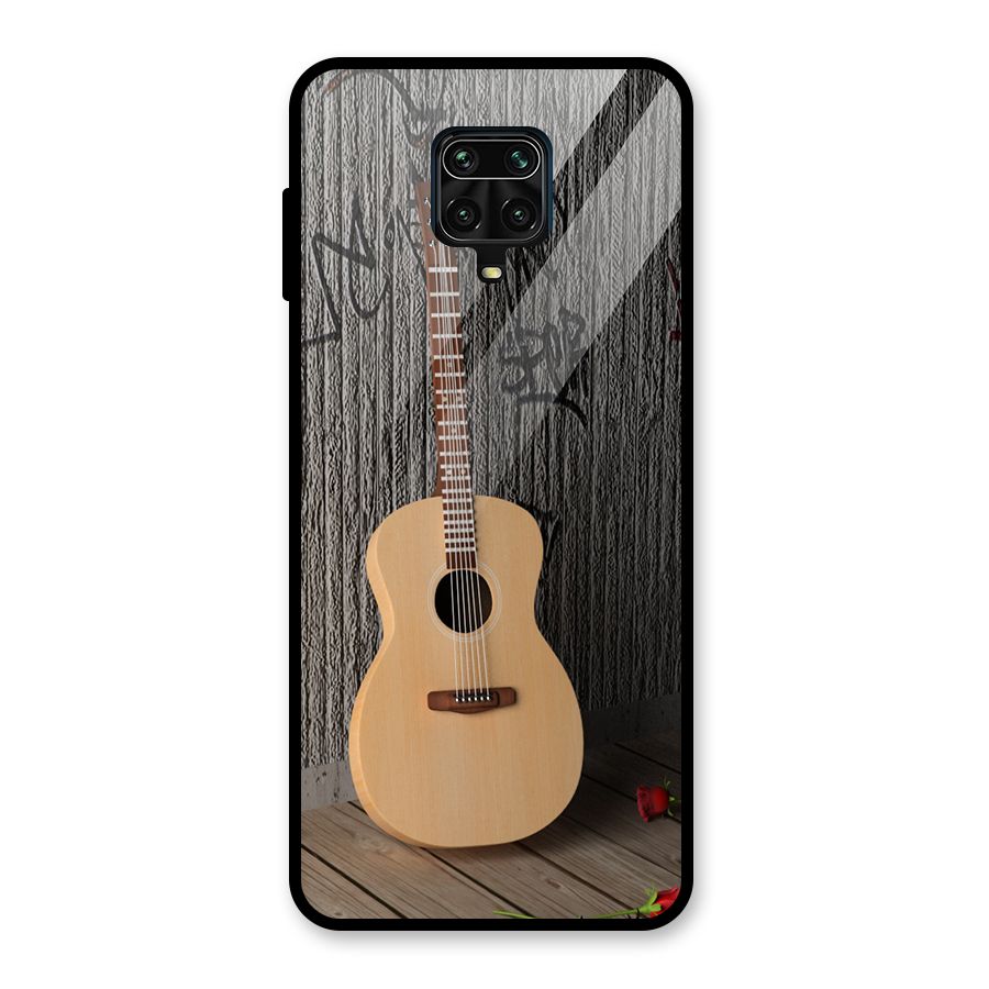 Guitar Classic Glass Back Case for Redmi Note 10 Lite