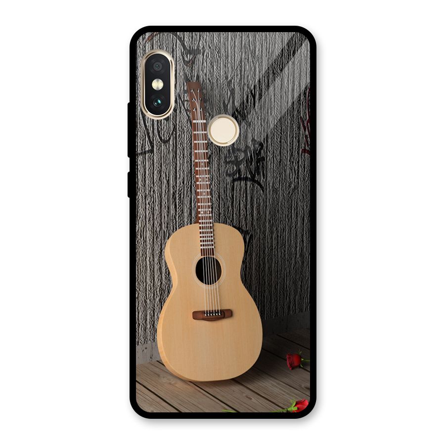Guitar Classic Glass Back Case for Redmi Note 5 Pro