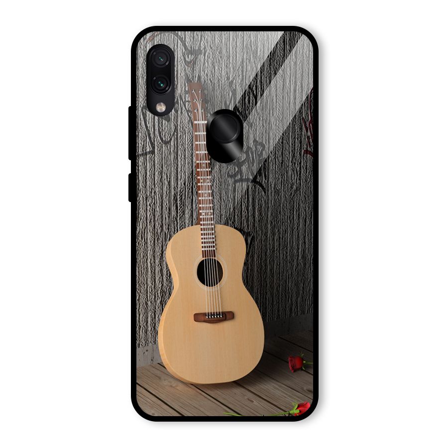 Guitar Classic Glass Back Case for Redmi Note 7 Pro