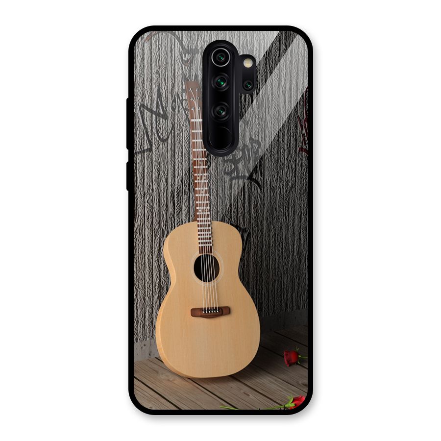 Guitar Classic Glass Back Case for Redmi Note 8 Pro