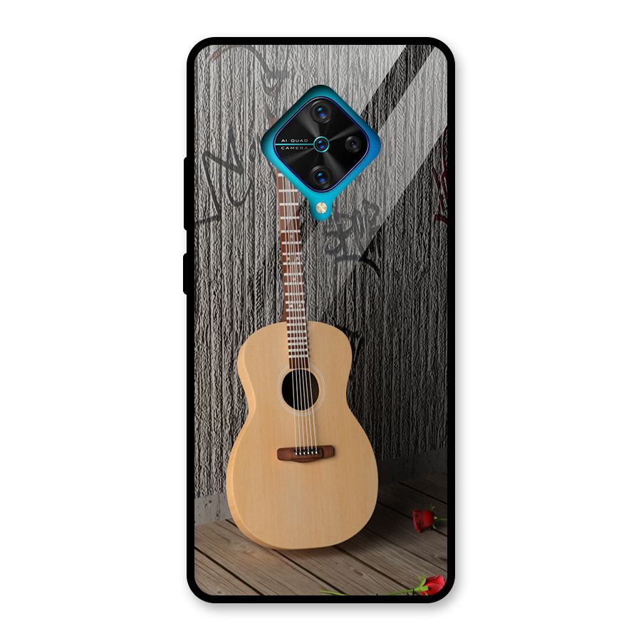 Guitar Classic Glass Back Case for Vivo S1 Pro