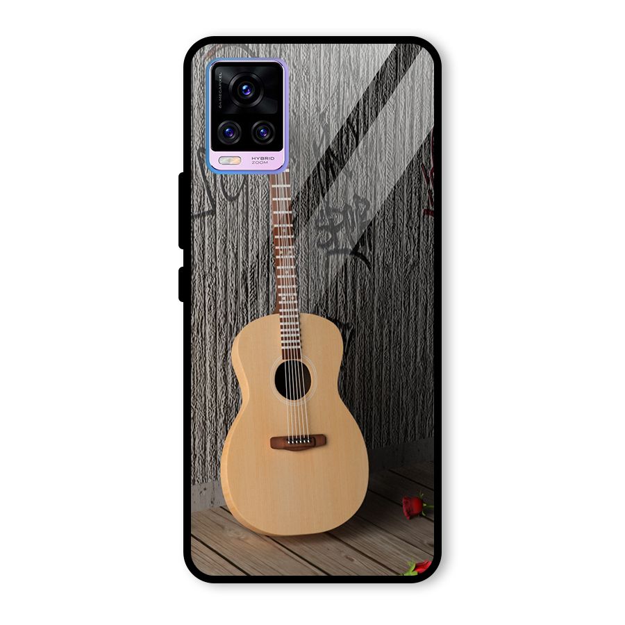 Guitar Classic Glass Back Case for Vivo V20 Pro